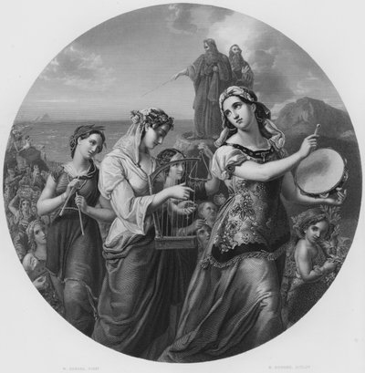 Miriam, aus dem Bild in der Königlichen Sammlung von Wilhelm Hensel
