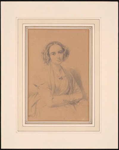 Porträt der Komponistin Fanny Hensel geb. Mendelssohn, 1847 von Wilhelm Hensel