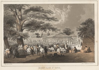 Marktplatz in Napha, 1855 von Wilhelm Joseph Heine