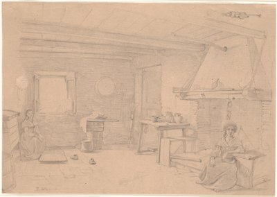 Italienisches Bauernhaus von Wilhelm Marstrand