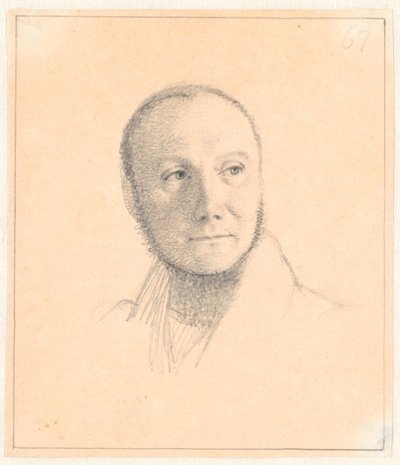 Porträt von Christian Waagepetersen, Weinhändler, Etatsrat, Hofagent von Wilhelm Marstrand