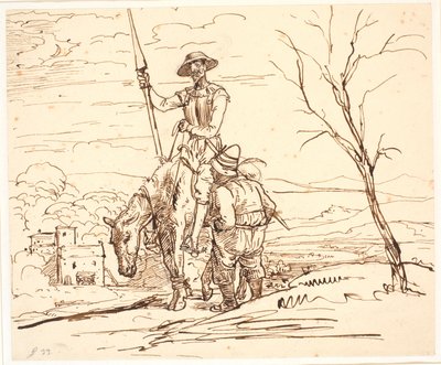 Sancho Pansa erzählt die Geschichte der Ziegen von Wilhelm Marstrand
