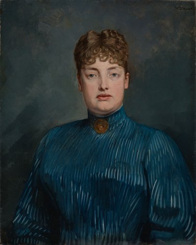 Porträt Fräulein Elly Neal von Wilhelm Trübner