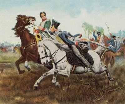 Episode aus der Schlacht von Dennewitz, 6. September 1813 von Wilhelm Werner Schuch