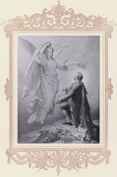 Goethes Muse, Widmung von Wilhelm von (after) Kaulbach