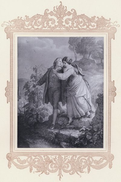 Hermann und Dorothea von Wilhelm von (after) Kaulbach
