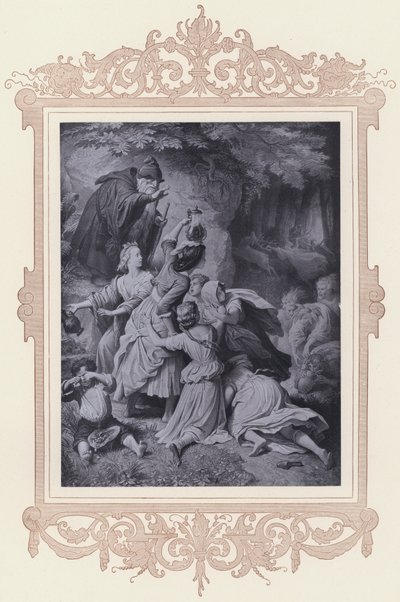 Mädchen im Walde, Der getreue Eckart von Wilhelm von (after) Kaulbach