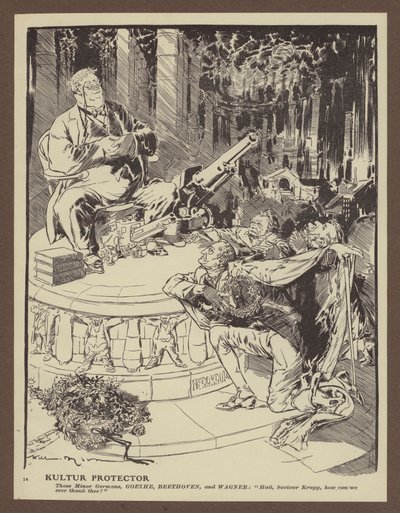 Kulturprotektor (Lithographie) von Will Dyson