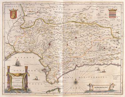 Andalusien und die Stadt Sevilla, Straße von Gibraltar, in 