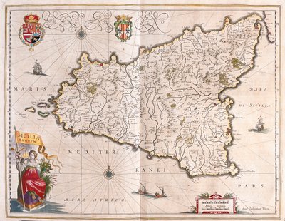 Insel Sizilien, Italien, in 
