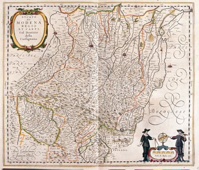 Modena, Reggio Emilia, Carpi, Endteil von Garfagnana, Italien, in 