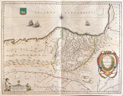 Region um Bilbao und darüber hinaus von Willem Blaeu