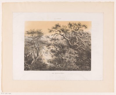 Landschaft mit Exilant von Willem Jacob Hofdijk