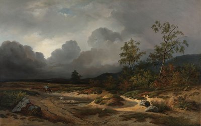 Landschaft mit aufziehendem Gewitter von Willem Roelofs (I)