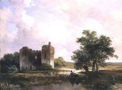 Landschaft mit Ruinen von Willem Roelofs