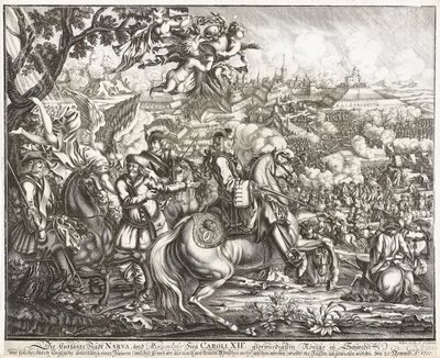 Die Schlacht von Narva am 19. November 1700 von Willem Swidde