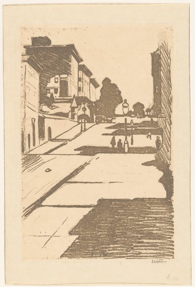 Blick auf die Maison Street und das Fairmont Hotel in San Francisco von Willem Witsen (signed by artist)