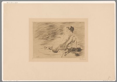 Liegende nackte Frau von Willem de Zwart (signed by artist)