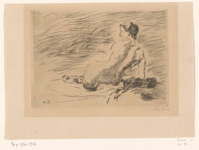 Liegende nackte Frau von Willem de Zwart (signed by artist)