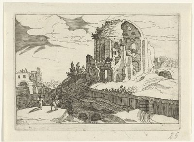 Nymphaeum in Rom von Willem van Nieulandt (II)
