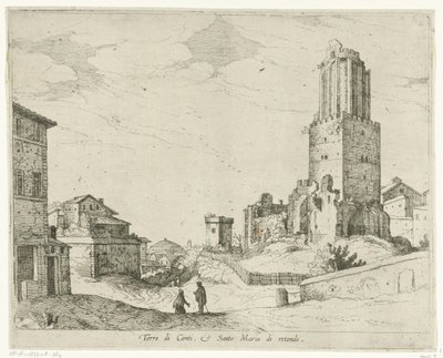 Torre delle Milizie und das Pantheon von Willem van Nieulandt (II)
