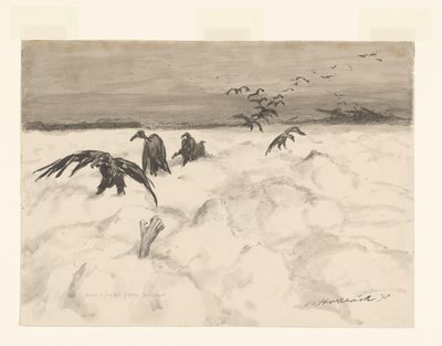 An der Front keine Neuigkeiten (Originaltitel auf dem Objekt) von Willem van Schaik (signed by artist)
