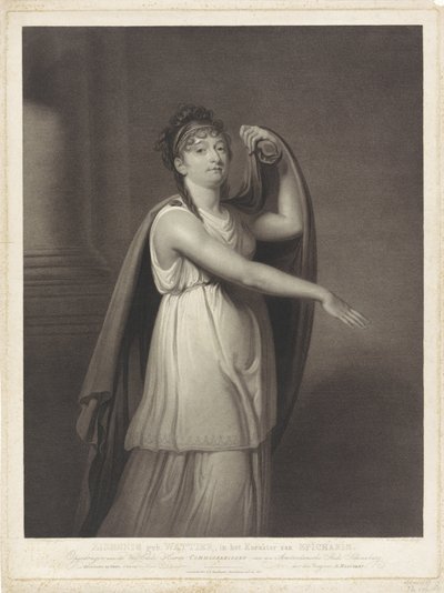 Porträt von Johanna Cornelia Ziesenis-Wattier von Willem van Senus