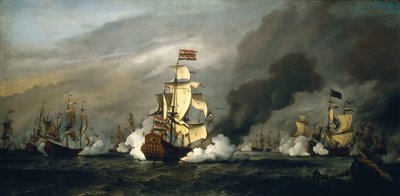 Die Schlacht bei Texel von Willem van de Velde the Younger