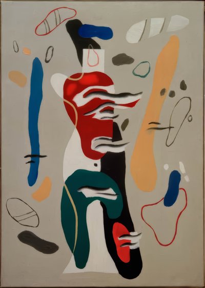 Flämmchenbild von Willi Baumeister