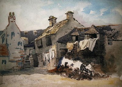 Der Innenhof des alten Parlamentsgebäudes, Dolgelley, Nordwales von William Evans