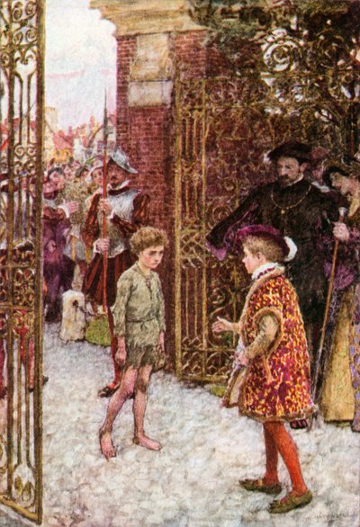 "Der kleine Prinz der Armut trat ein" von William (after) Hatherell