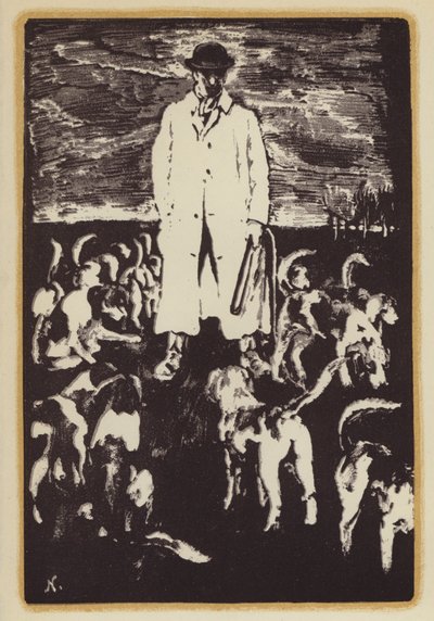 Illustration für Memoiren eines Fuchsjagenden Mannes von Siegfried Sassoon von William (after) Nicholson