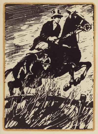 Illustration für Memoiren eines Fuchsjagenden Mannes von Siegfried Sassoon von William (after) Nicholson