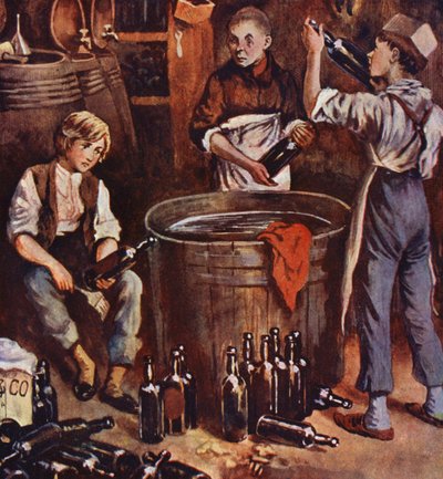 David Copperfields Kindheit von William (after) Rainey