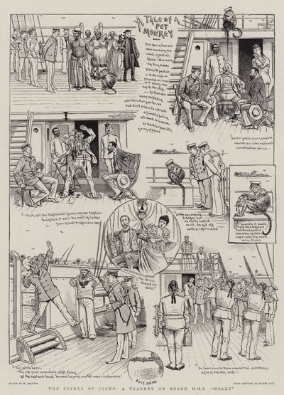 Die Verbrechen von Jocko, eine Tragödie an Bord der HMS "Holly" von William (after) Ralston