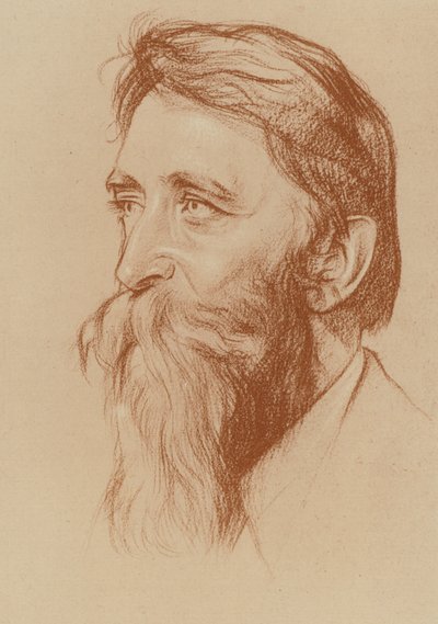 Gordon Bottomley (Lithografie) von William (after) Rothenstein