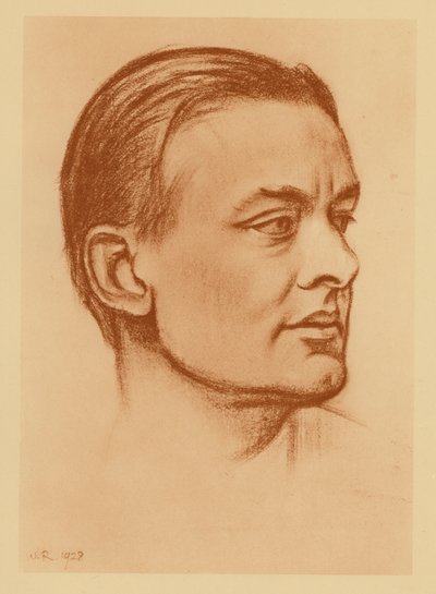Porträt von T. S. Eliot von William (after) Rothenstein