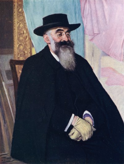 Porträt von Lucien Pissarro von William (after) Strang