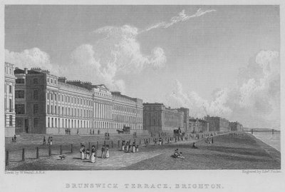Brunswick Terrace, Brighton von William (after) Westall