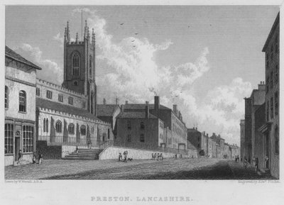 Preston, Lancashire von William (after) Westall