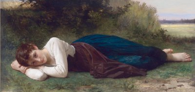 Die Ruhe, von William-Adolphe Bouguereau von William-Adolphe Bouguereau