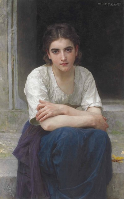 Rêverie sur le Seuil von William-Adolphe Bouguereau