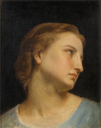 Studie eines Frauenkopfes von William Adolphe Bouguereau