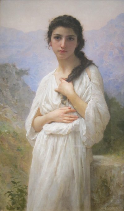 Die Meditation von William-Adolphe Bouguereau
