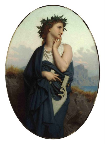 Die Muse (Philomèle) von William-Adolphe Bouguereau
