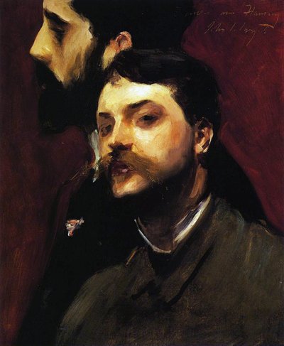Die Maler François Flameng und Paul Helleu, ca. 1880 von William Adolphe Bouguereau