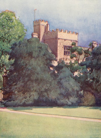 Wadham College vom Trinity College Garten von William Ainsworth Wildman