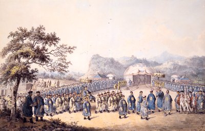 Der Kaiser von China empfängt die Gesandtschaft von Lord Macartney von William Alexander