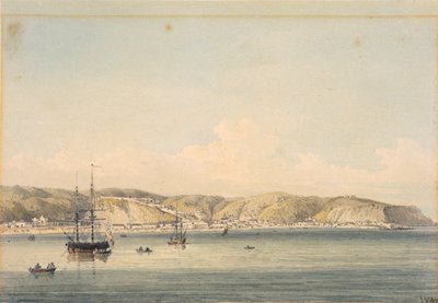 Die Stadt Valparaíso an der Küste von Chile von William Alexander