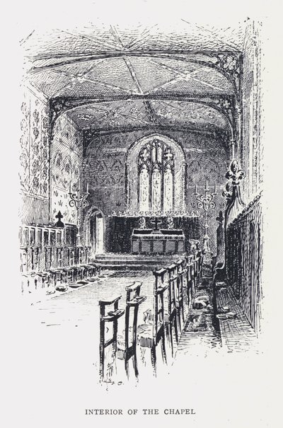 Innenraum der Kapelle von William Alexander Ansted